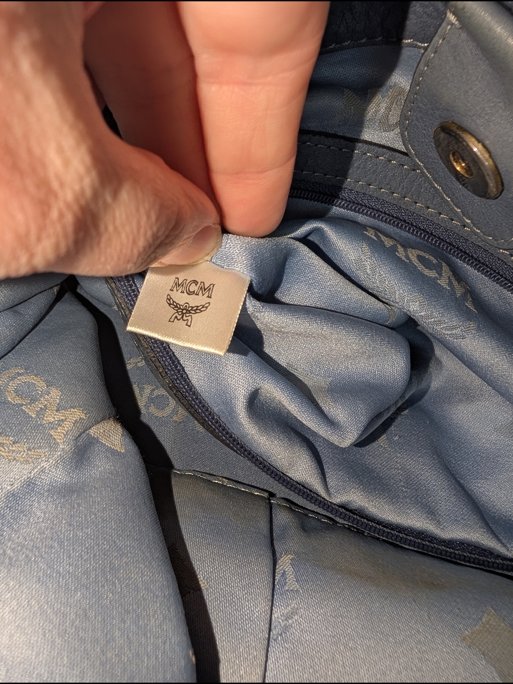 MCM 2- Way Satchel - Picture 10 of 12